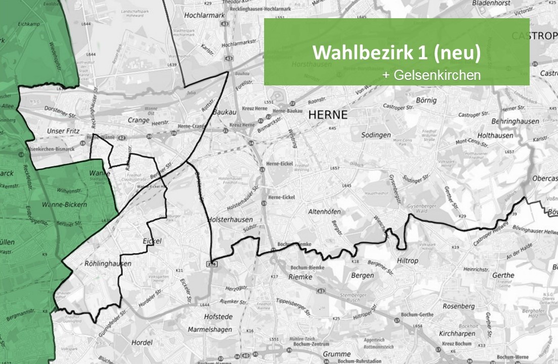 Neue Aufteilung Wahlbezirk