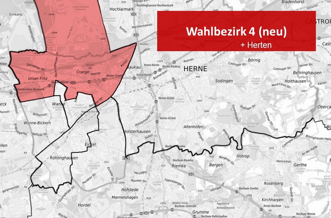 Neue Aufteilung Wahlbezirk